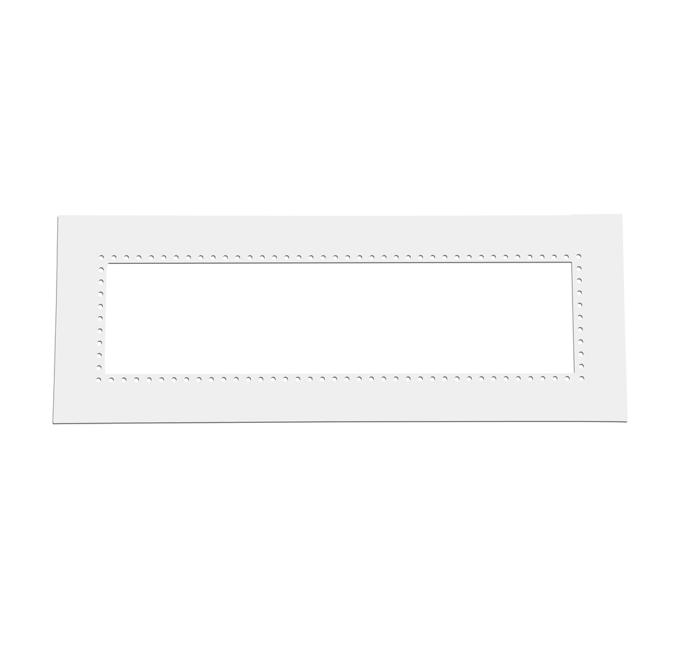 39IN FLUSHMOUNT KIT,WHT